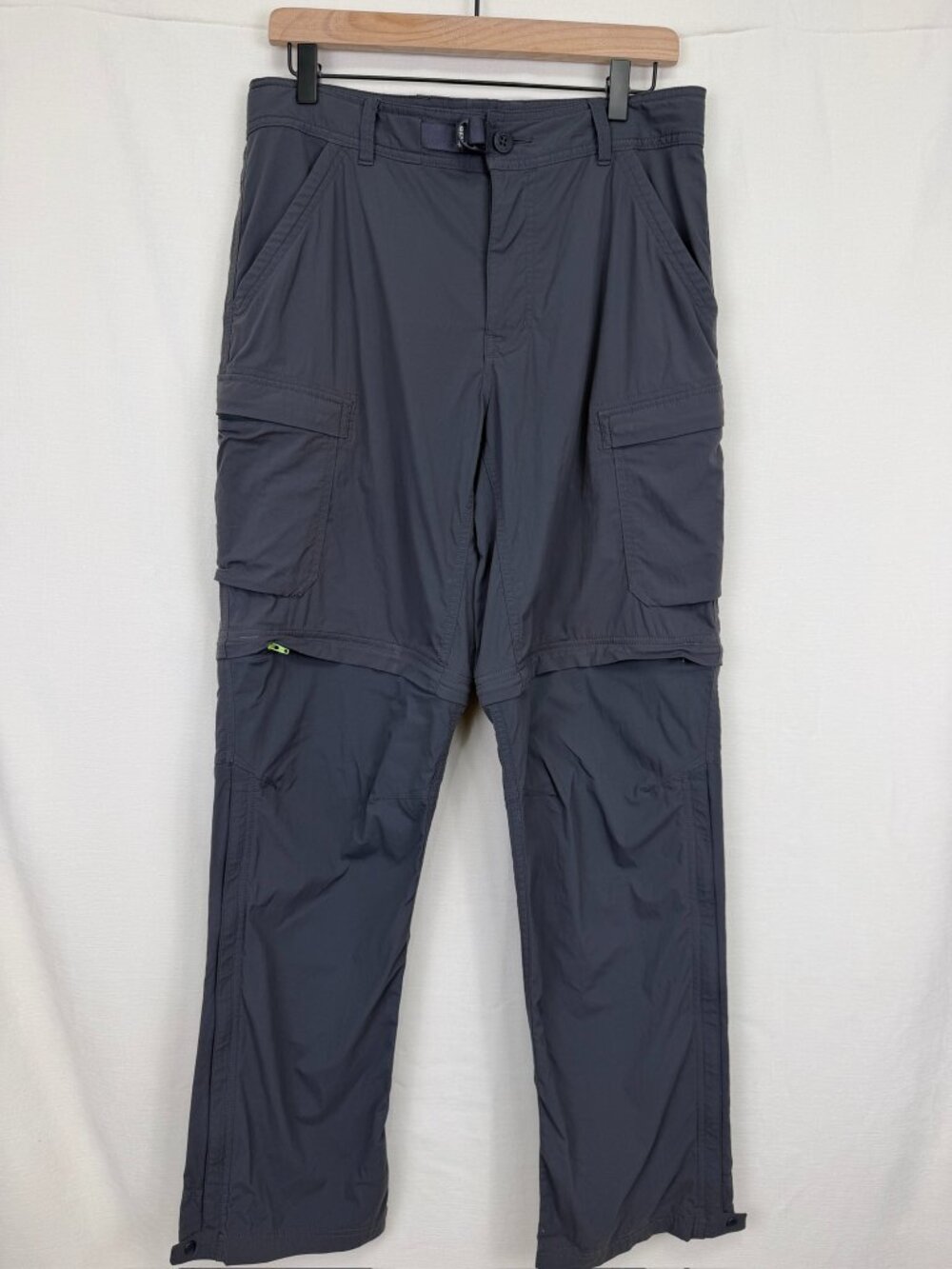 Men's Dark Gray Cargo Pants - Lightweight Utility Trousers